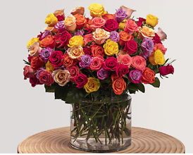 100 Assorted Roses